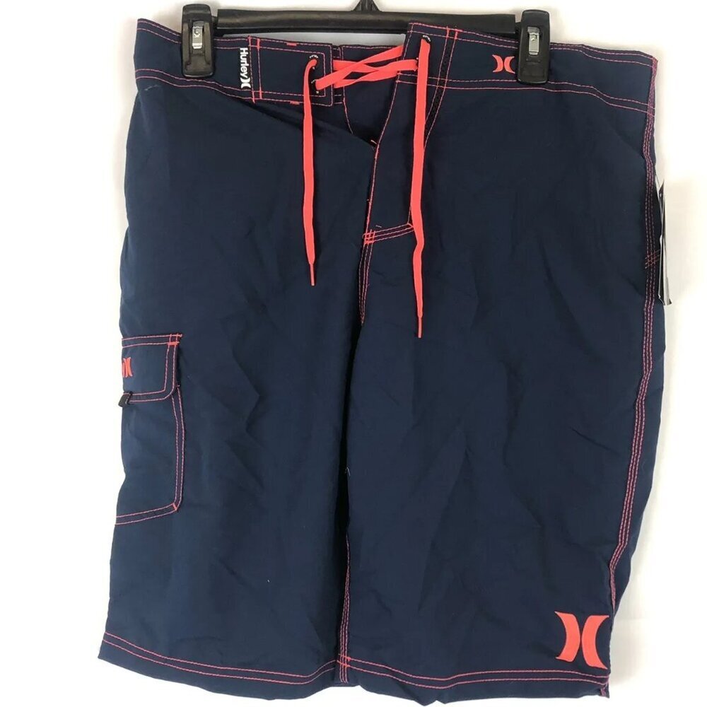 Hurley Men’s One And Only 22 Inch Navy Blue Boardshorts Size 31